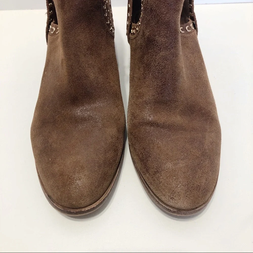 Vince Camuto Prafinta Suede Cutout Ankle‎ Boots